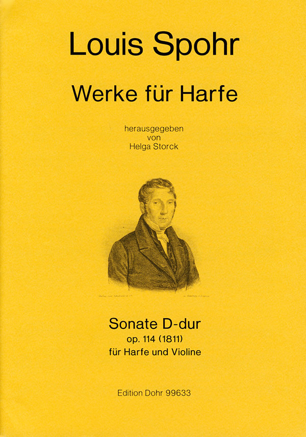 Sonate D-Dur op.114 für  Harfe und Violine  