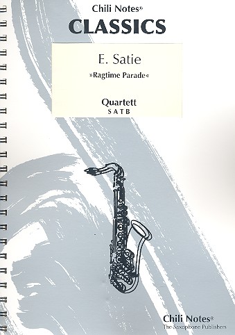 Ragtime Parade&nbsp;&nbsp;für 4 Saxophone (SATB)&nbsp;&nbsp;Partitur und Stimmen
