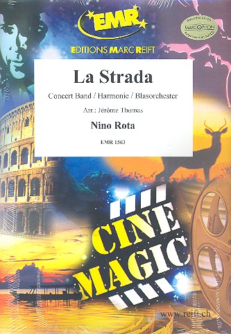 La strada for wind band  score and parts  