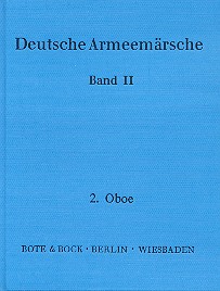 Deutsche Armeemärsche Band 2  Oboe 2  