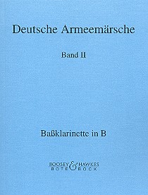 Deutsche Armeemärsche Band 2  für Blasorchester  Bassklarinette in B