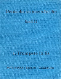 Deutsche Armeemärsche Band 2  für Blasorchester  Trompete 4 in Es