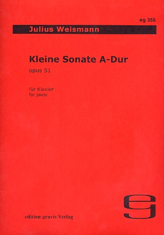 Kleine Sonate A-Dur op.51  für Klavier  