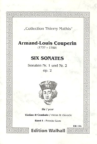 6 sonates op.2 vol.1 (nos.1-2)  pour violon et piano  collection thierry mathis