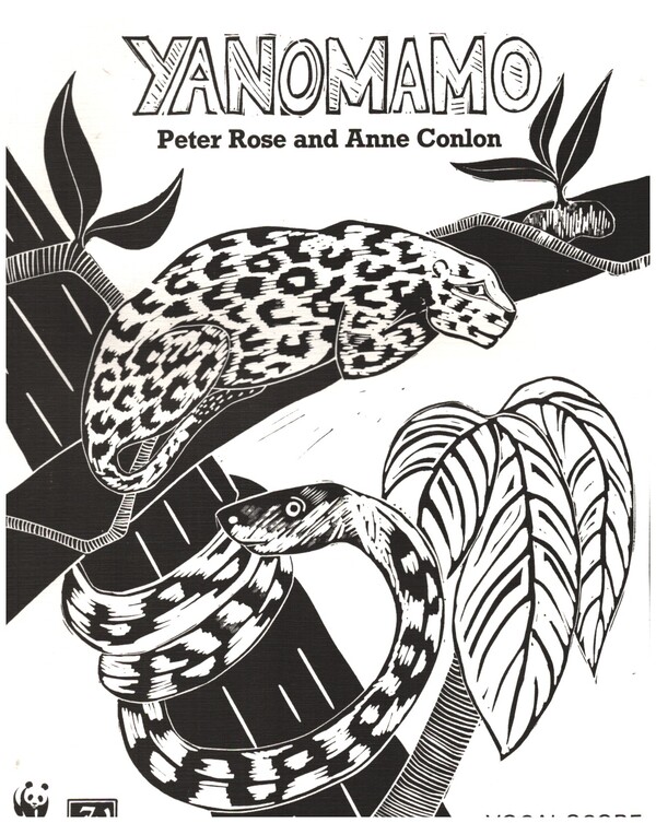 Yanomamo  for soloists, chorus, narrator and stage band  vocal score