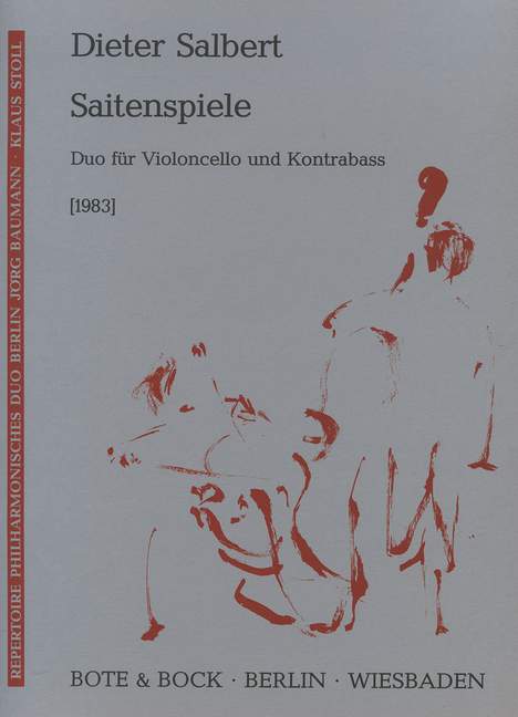 Saitenspiele Duo&nbsp;&nbsp;für Violoncello und Kontrabass&nbsp;&nbsp;2 Spielpartituren