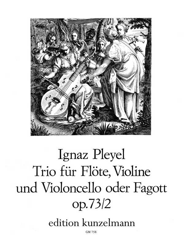 Trio op.73,2&nbsp;&nbsp;für Flöte, Violine und Violoncello (Fagott)&nbsp;&nbsp;Stimmen