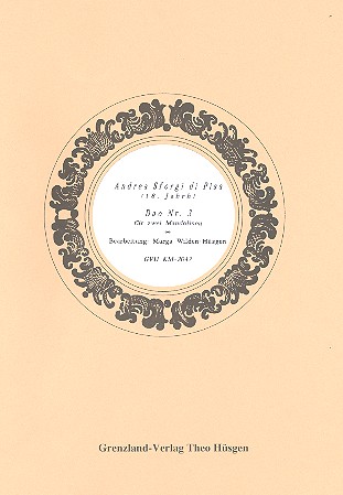 Variationen op.8 für Mandoline  und Gitarre,  Spielpartitur  