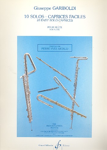 10 Solos-Caprices faciles pour flûte    