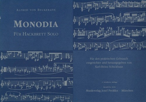 Monodia für Hackbrett solo    