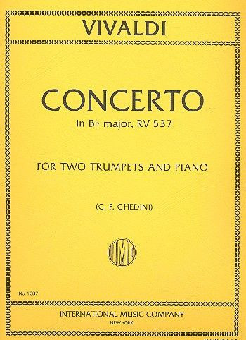 Concerto Bb major RV537  for 2 trumpets and piano  