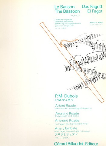 Aria et ruade  pour basson accompagne de piano  