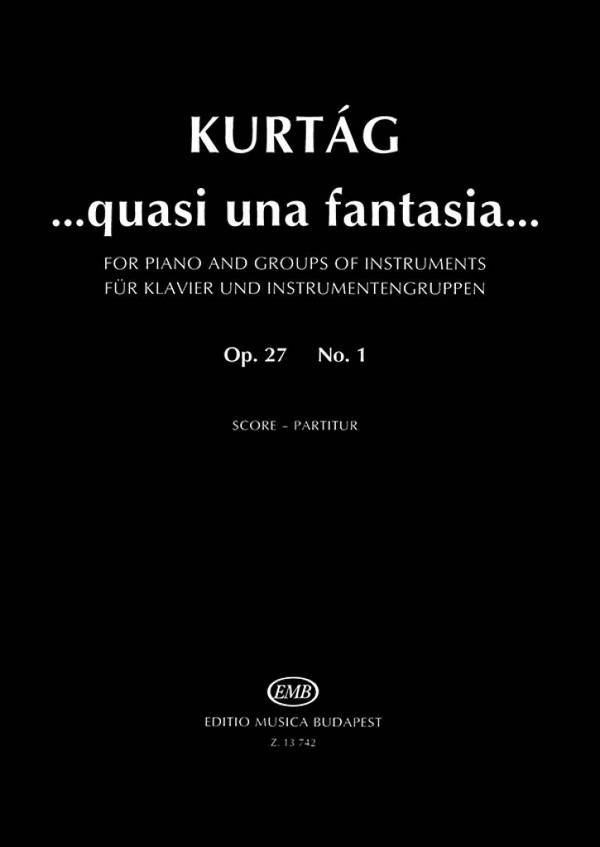 Quasi una fantasia op.27 für Klavier  und Instrumentengruppen  Partitur