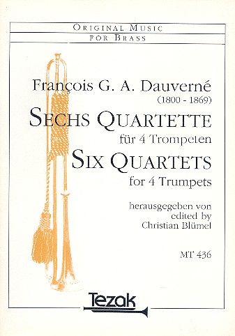 6 Quartette für 4 Trompeten  Partitur und Stimmen  