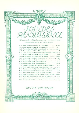 O hätt ich Jubals Harf (Arie aus Josua)&nbsp;&nbsp;für singstimme und Klavier (dt/en)&nbsp;&nbsp;