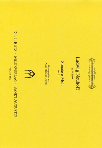 Sonate e-Moll op.11&nbsp;&nbsp;für Orgel&nbsp;&nbsp;