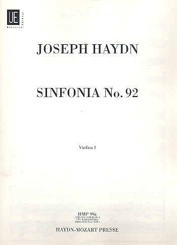 Sinfonie G-Dur Nr.92 Hob.I:92&nbsp;&nbsp;für Orchester&nbsp;&nbsp;Violine 1