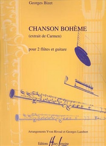 Chanson bohème  pour 2 flûtes et guitare  partition et parties