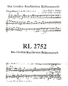 Des grossen Kurfürsten Reitermarsch  für Blasorchester  