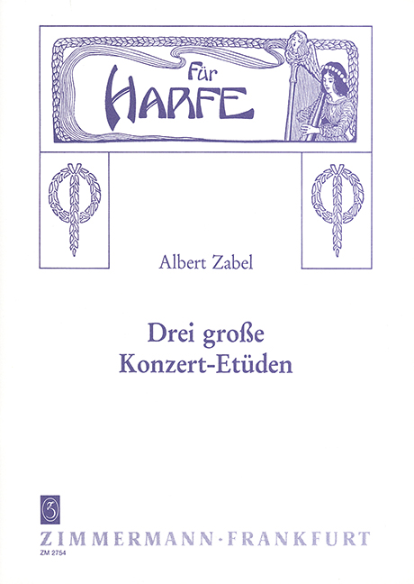 3 Grosse Konzert-Etüden für  Harfe  
