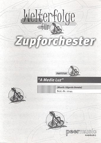 A media luz  für Zupforchester  Partitur