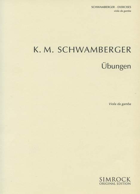 Übungen&nbsp;&nbsp;für Viola da gamba&nbsp;&nbsp;