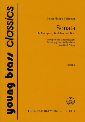 Sonate&nbsp;&nbsp;für Trompete, Streicher und Bc&nbsp;&nbsp;Partitur