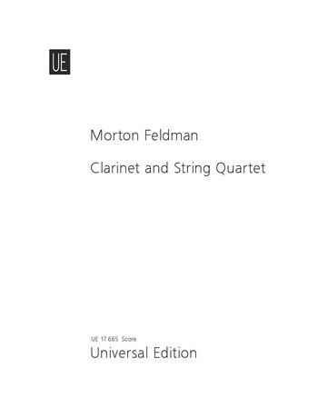 Clarinet and String Quartet für Klarinette und  Streichquartett  Partitur (1983)