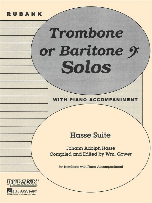 Hasse Suite  for trombone (baritone) and piano  
