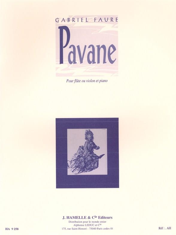 Pavane op.50&nbsp;&nbsp;pour flute ou violon et piano&nbsp;&nbsp;