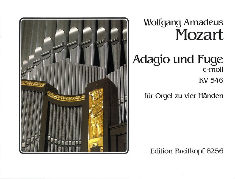Adagio und Fuge KV546  für Orgel zu 4 Händen  