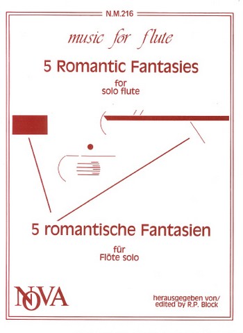 5 romantic Fantasies for solo flute    