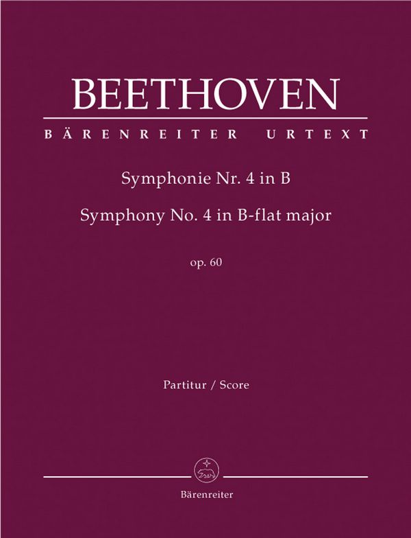 Sinfonie B-Dur Nr.4 op.60&nbsp;&nbsp;für Orchester&nbsp;&nbsp;Partitur