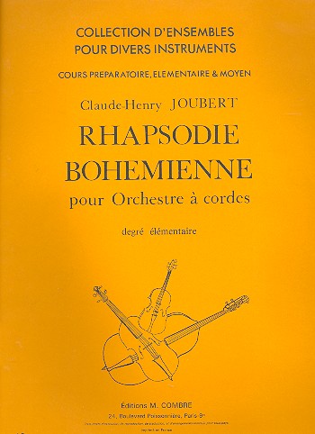 Rhapsodie bohemienne pour orchestre  a cordes  partition et 5 parties