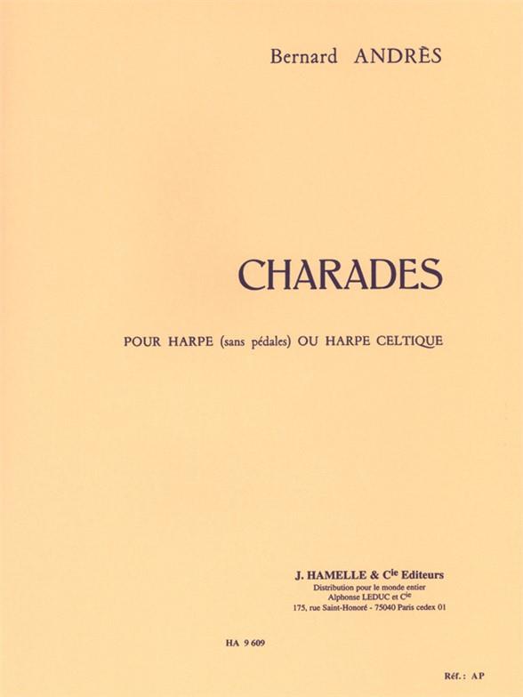 Charades pour harpe (sans pedales)  ou harpe celtique  