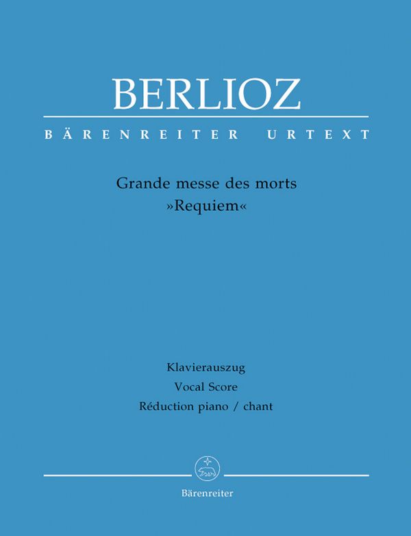 Grande messe des morts für&nbsp;&nbsp;Tenor, Chor und Orchester&nbsp;&nbsp;Klavierauszug (la)