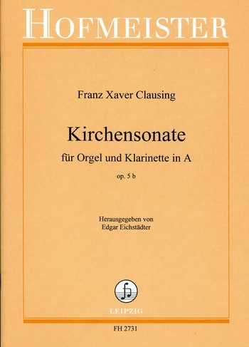 Kirchensonate op.5b&nbsp;&nbsp;für Orgel und Klarinette in A&nbsp;&nbsp;
