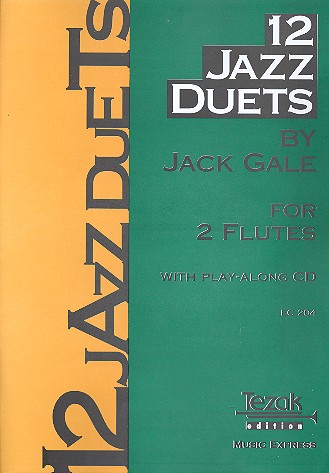 12 Jazz Duets (+CD)  for 2 flutes  