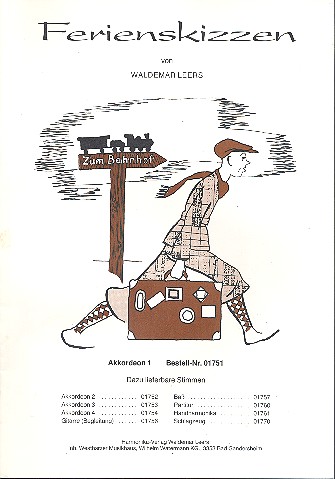 Ferienskizzen  für Akkordeonorchester  Akkordeon 1