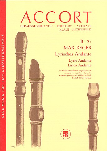 Lyrisches Andante&nbsp;&nbsp;für Blockflötenorchester&nbsp;&nbsp;Partitur und Stimmen