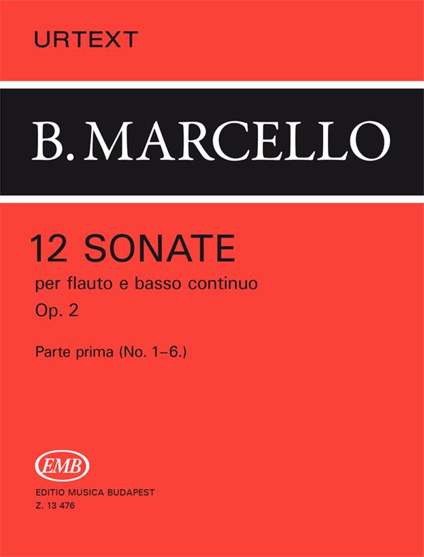 12 Sonaten op.2 Band 1 (Nr.1-6)  für Flöte und Bc  