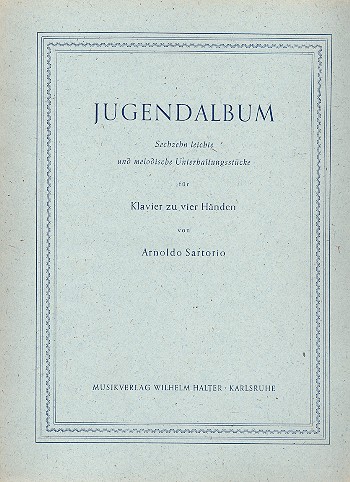 Jugendalbum&nbsp;&nbsp;für Klavier zu 4 Händen&nbsp;&nbsp;