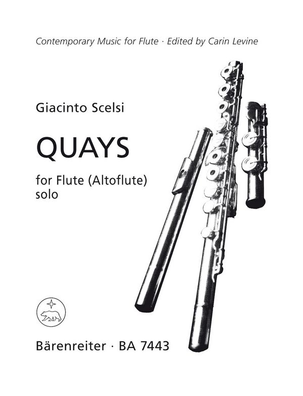 Quays for flute (alto flute) solo    