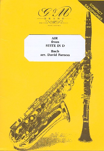 AIR FROM SUITE D MAJOR FOR 4 SAXO-&nbsp;&nbsp;PHONES (CLARINETS),  SCORE+14PARTS&nbsp;&nbsp;FARNON, DAVID, ARR.