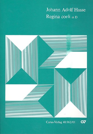 Regina coeli D-Dur für Alt, gem&nbsp;&nbsp;Chor und Orchester&nbsp;&nbsp;Partitur