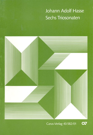 6 Triosonaten für 2 Flöten (Violinen)&nbsp;&nbsp;und Bc&nbsp;&nbsp;3 Stimmen