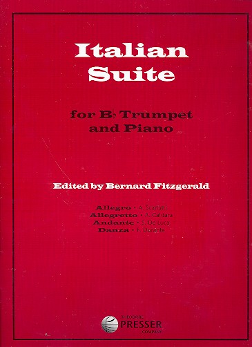 Italian Suite for trumpet and piano&nbsp;&nbsp;&nbsp;&nbsp;