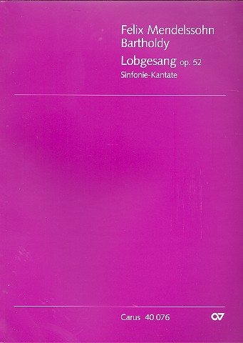 Sinfonie Nr.2 op.52 für Soli,&nbsp;&nbsp;Chor und Orchester&nbsp;&nbsp;Partitur kartoniert