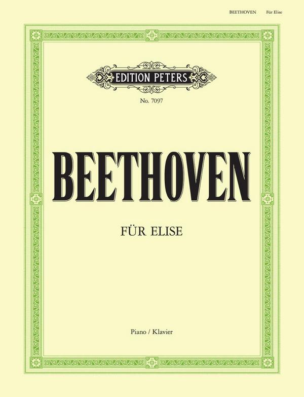 Für Elise WoO59&nbsp;&nbsp;für Klavier&nbsp;&nbsp;