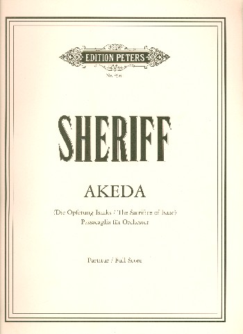 Akeda Passacaglia&nbsp;&nbsp;für Orchester&nbsp;&nbsp;Partitur